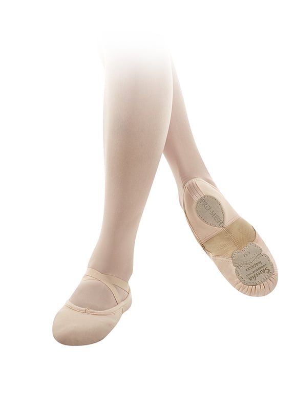 Chaussures de ballet en toile extensible avec détails en maille - Pro Mesh  32C